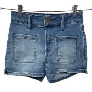 Sonoma Goods for Life Jean Shortie High Waisted Denim‎ Blue Womens Size 3 26W